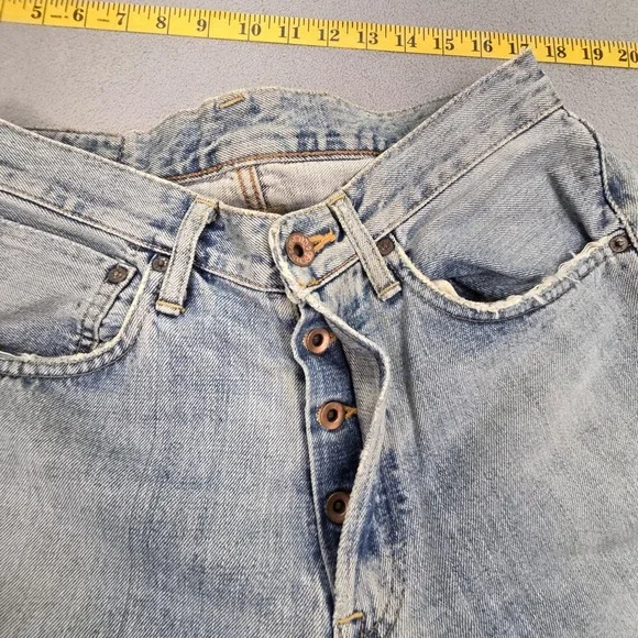 Edwin Jeans Mens Selvedge 505X Light Blue Straight Selvedge Japan Fits 28x28